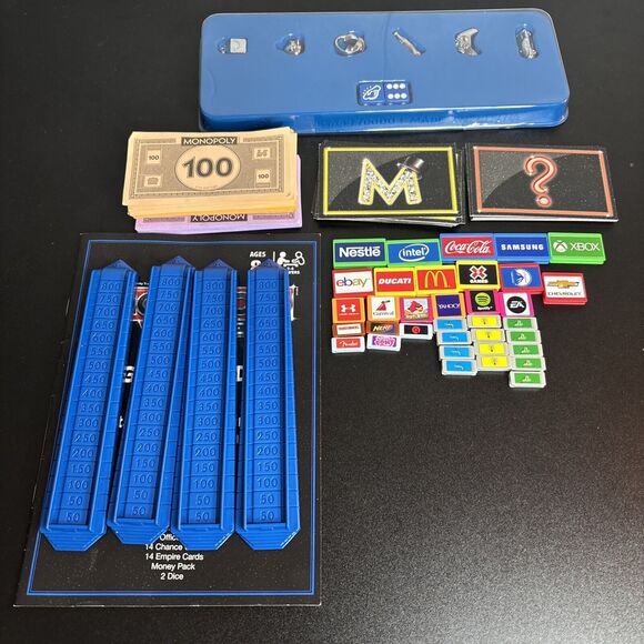 Hasbro Other - Monopoly Empire Hasbro Replacement Parts Pieces 35 Game Tiles, Towers, Tokens